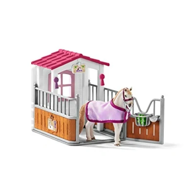 Imagen de Schleich 42368 Horse Club play set box de caballos con yegua Lusitano, juguetes a partir 5 años
