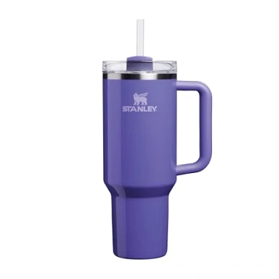 Imagen de Stanley Quencher H2.0 FlowState Tumbler 1.2L Termo Conserva el Frío 11 Horas Helada Durante 48 Botella Agua Acero Inoxidable Taza Termica Vaso Termico Sin BPA Dahlia Shimmer