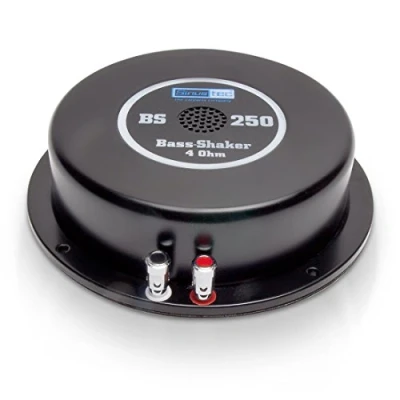 Imagen de Sinustec 14019 BS 250 Transductor de Vibraciones (bodyshaker), 4 ohmios, Color Negro