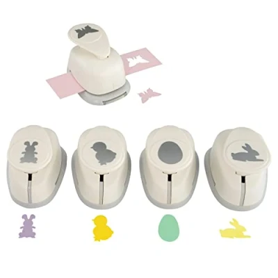 Imagen de MCE Commerce Ostern Motivstanzer Juego de troqueladores, 5 Unidades, Blanco, 5x 2,54 cm