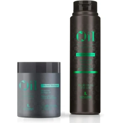 Imagen de Lendan Pack 2 Champú Oil Essences Ethernal Moringa 300 ml + Mascarilla 500 ml.