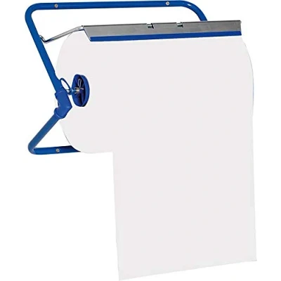 Imagen de Soporte de pared AG 522 divertido para toallas taller, azul metal, rollos hasta 40 cm ancho