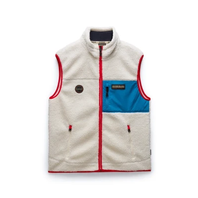 Imagen de Napapijri Yupik Chaleco, Hombre, Talla: XXL, Beige dimity