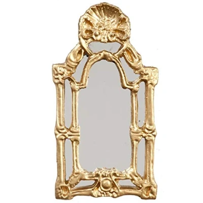 Imagen de Melody Jane Dolls Houses Miniatura para Casa de Muñecas 1:12 Escala Accesorio Victoriana Barroco Espejo Pared