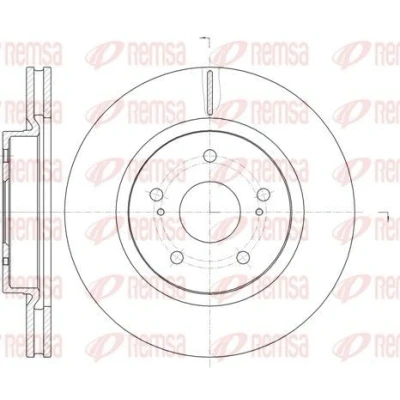 Imagen de REMSA 61212.10 Disco de freno Eje delantero 294,5, 294,5 25 5 ventilado SUZUKI: Grand Vitara 2 SUV