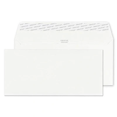 Imagen de Blake Creative Colour DL+ 25255 Sobres con cierre autoadhesivo (114 x 229 mm, 120 g/m², 25 unidades), color blanco