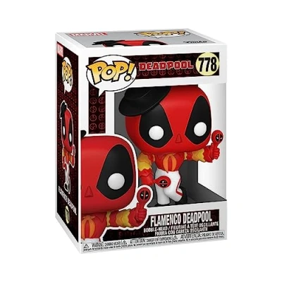 Imagen de Funko Pop! Marvel: Deadpool 30th Flamenco Figura de Vinilo Coleccionable Idea Regalo Mercancia Oficial Juguetes para Niños y Adultos Comic Books Fans