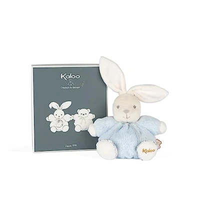 Imagen de KALOO Perle Peluche Conejo Patapouf Azul 18cm, Color (Juratoys K969897)
