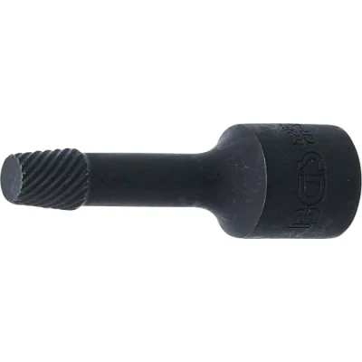 Imagen de BGS 5281 8 Llave de vaso perfil en espiral / extractor tornillos entrada 10 mm (3/8&quot;)