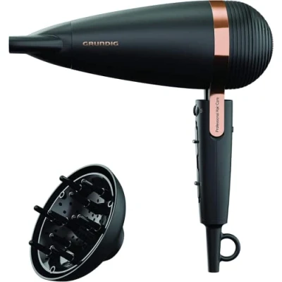 Imagen de Grundig Hd8080 Secador De Pelo Con Sensor Smart On/off (naturashine), Negro
