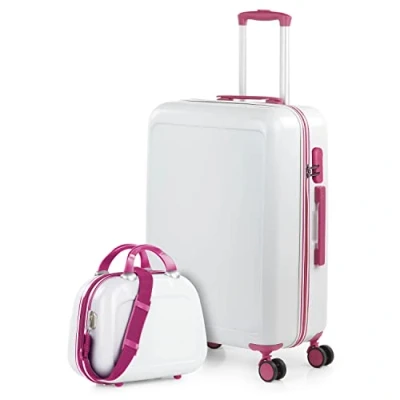 Imagen de Itaca SET Trolley, Talla: One Size, Blanco fucsia