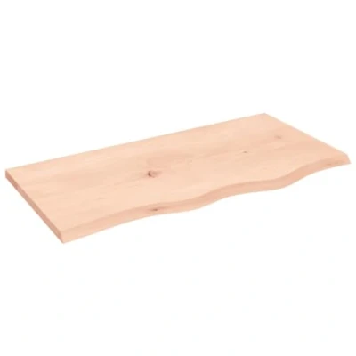Imagen de vidaXL Tablero de Mesa, Superficie Estantería, Bricolaje Repuesto, Mesa Comedor, Madera Maciza Roble sin Tratar