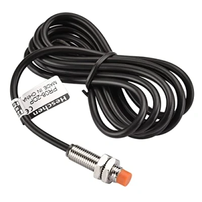 Imagen de Heschen Sensor de proximidad inductivo PR08 2DP Tipo cilíndrico DC 12 24V 3 Wire PNP NO (normalmente abierto) CE