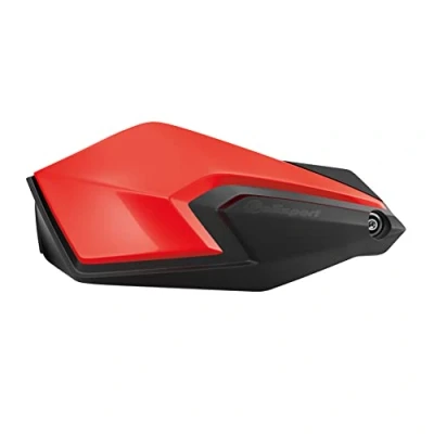 Imagen de POLISPORT 8308900005 Paramanos S DUAL 2 puntos de fijación MX Style fabricado en plástico con kit montaje incluido compatible todos los modelos motocross/enduro color rojo