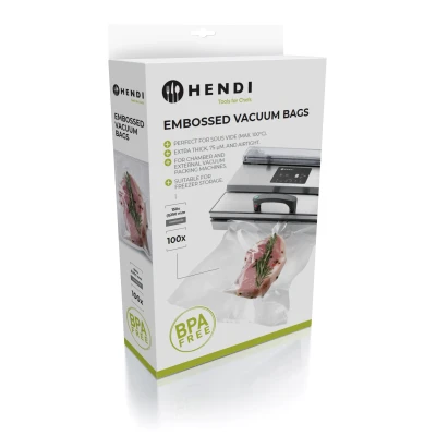 Imagen de Hendi vacuum Bags with relief Sous Vide 300 x 400 mm Suitable for FoodSaver sealers