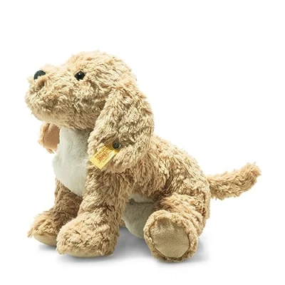 Imagen de Steiff Soft Cuddly Friends Berno Goldendoodle 099175 Peluche para niños, Suave y Acogedor, Lavable, Talla única, Color Beige, 26 cm (099175)