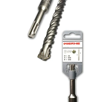Imagen de WERHE SDS Plus Broca para hormigón profesional (20 x 600 mm)