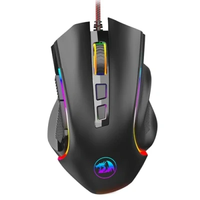 Imagen de Ratón para juegos de PC Redragon M602 Nemeanlion 3000 DPI USB, 7 botones, retroiluminación LED colores