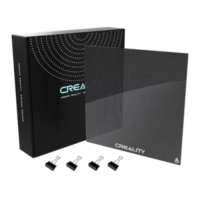 Imagen de Creality Ender 3 Base de Cristal para Impresora 3D Mejorada, Alta dureza, Superficie Vidrio Templado, Placa construcción Pro, 5, 5 V2, 235 x