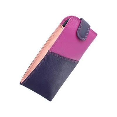 Imagen de VISCONTI Colección Rainbow BELIZE Funda de Gafas Cuero Nappa RB106 Baya Multi