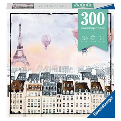 Imagen de Ravensburger Puzzle: Paris, Puzzles para Adultos, Rompecabezas puzzle 300 piezas, Regalos Torre Eiffel, Usa Pegamento enmarcar, 27x39cm