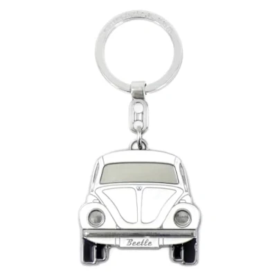 Imagen de BRISA VW Collection Llavero de metal esmaltado Volkswagen Escarabajo/Beetle (Blanco)