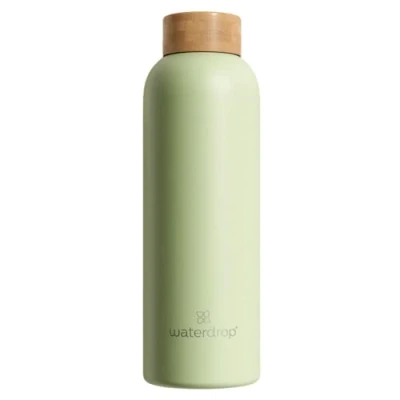 Imagen de waterdrop® Botella Agua Acero Inoxidable 600ml, Termo Doble Pared: 24h Frio 12h Caliente, 100% Hermética, Segura Sin BPA: Para Niños. Térmica Gimnasio, Water Bottle, Thermo, Cantimplora