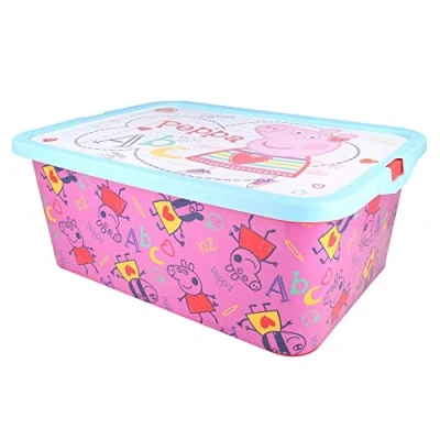Imagen de Stor Caja de almacenaje con Cierre Click 13 litros Peppa Pig