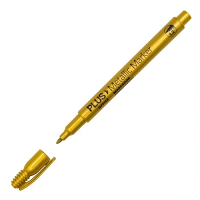Imagen de Rotuladores marca PLUS Office modelo ROTULADOR METALLIC MARKER ORO