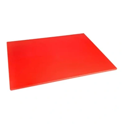Imagen de Hygiplas Tabla de cortar en color rojo, baja densidad, 10 x 600 450 mm