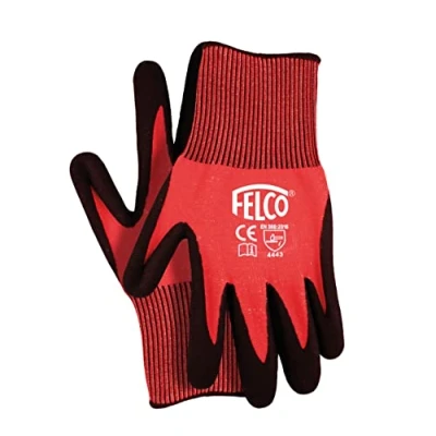 Imagen de FELCO 701XL Guantes de trabajo con recubrimiento nitrilo (talla XL, fibra HPPE calibre 13)
