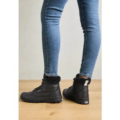 Imagen de Palladium Pampa WARM Botines con cordones, Mujer, Talla: 42, Black Zapatos