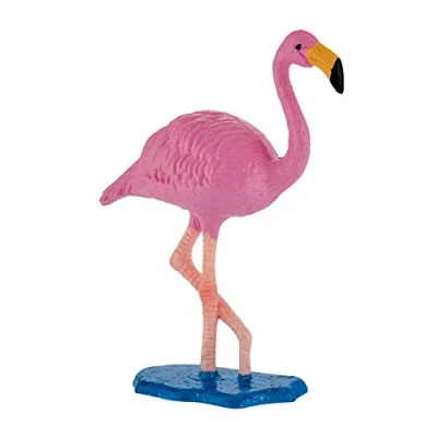 Imagen de Bullyland 63716 Figura de Juego, Flamenco, Aprox. 8 cm, Rosa Grande, Pintada a Mano, sin PVC, para Que los niños jueguen Forma imaginativa