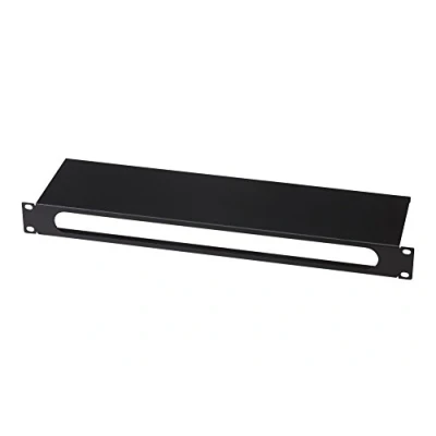 Imagen de DIGITUS Entrada de cables con tira cepillo y retenedor 1U 19 pulgadas Para armarios red Negro