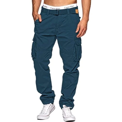 Imagen de Indicode Pantalones cargo William, azul, XXL
