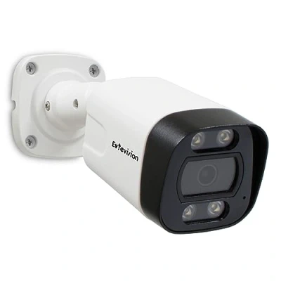 Imagen de Evtevision 5MP Camara Vigilancia PoE Seguridad Exterior con Detección de Personas,Visión Nocturna,IP67 Impermeable,Micrófono Incorporado,Bala Ranura para Tarjeta SD