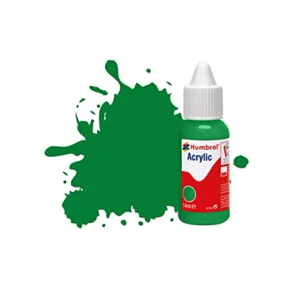 Imagen de Humbrol DB0002 Pintura acrílica nº 2 Verde Esmeralda, Brillante, 14 ml (Paquete de 1), Color, (Pack of 1)