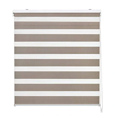Imagen de EASYDECO Estor Enrollable Día y Noche Gris (90_x_250_cm)