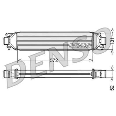 Imagen de DENSO DIT09107 Intercooler Aluminio 572x130x52 ALFA ROMEO: Giulietta Hatchback, FIAT: Doblo II Furgón / Familiar, Grande Punto Hatchback norauto,
