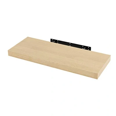 Imagen de WOLTU Estantería Flotantes Baldas 80cm Estante para Pared de Tablero Madera RG9318kei