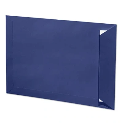 Imagen de ARTOZ 10x sobres DIN C4 con autoadhesivo clásicos azul (azul) sin forro 324 x 229 mm ventana serie 1001