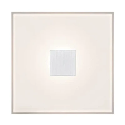 Imagen de Paulmann 78400 LumiTiles baldosa LED Square complemento IP44 10x10cm incl. 1x0,8 W regul., bl.cálido, blanco, plástico, alum., ilumin. de baño 2700 K