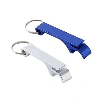 Imagen de Abrebotellas, 2 Pcs Abrebotellas De Cerveza, Abridor Botellas Aluminio, Llavero Mini para Fiestas, Festivales
