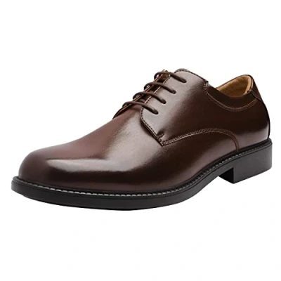 Imagen de Bruno Marc Zapatos de Traje para Hombre, con Cordones.,Size 45,Marron Oscuro,DOWNING 02 E
