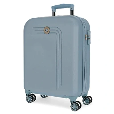 Imagen de Movom Riga Maleta de Cabina Azul 40x55x20 cms Rígida ABS Cierre combinación 37L 2,8Kgs 4 Ruedas Dobles Equipaje Mano