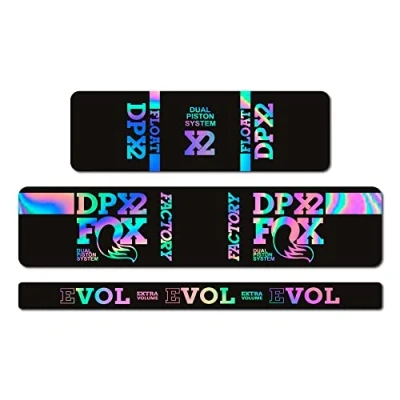 Imagen de STAR SAM Pegatinas Compatibles con amortiguador bici Fox Float DPX2 2018 Holográfico 1 CMT