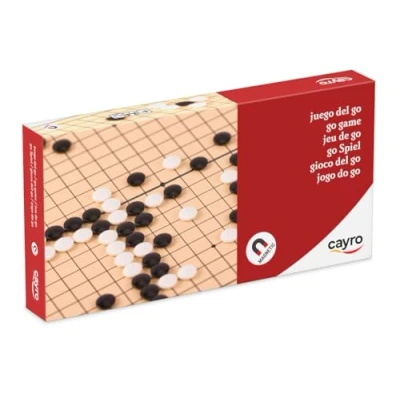 Imagen de Cayro Juego del Go Magnético Tablero Portátil con Piezas Imantadas Ideal para Viajes Acorrala al Adversario Juegos de Mesa Clásico