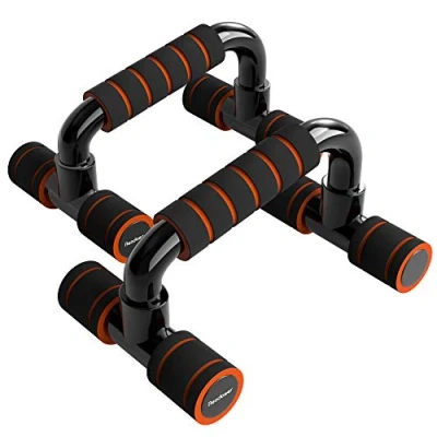 Imagen de READAEER Pushup Bar,Soporte para Flexiones, Negro (Naranja)