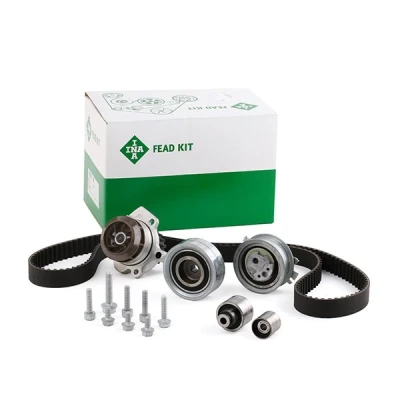 Imagen de INA 530 0550 32 bomba de agua + Kit Distribucion con VOLKSWAGEN: Caddy 3, Passat B7 Berlina, Touran I, SEAT: Ibiza 4, Altea, Toledo 4