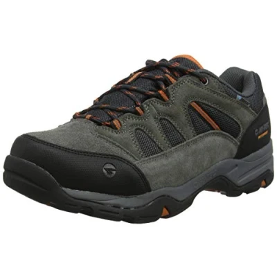 Imagen de Hi Tec Banderra II Low WP Wide, Zapatillas de Senderismo Hombre, Gris (Charcoal/Graphite/Burnt Orange 51), 41 EU